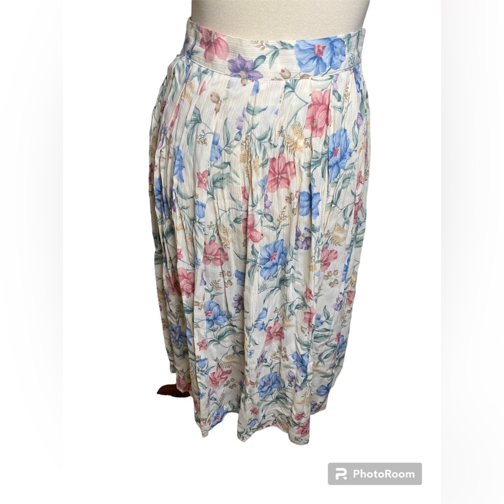 Vintage 80s Floral Skirt